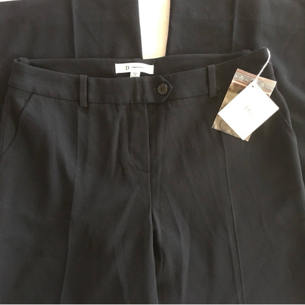 C. Dior Navy wool uniform slacks/ pants